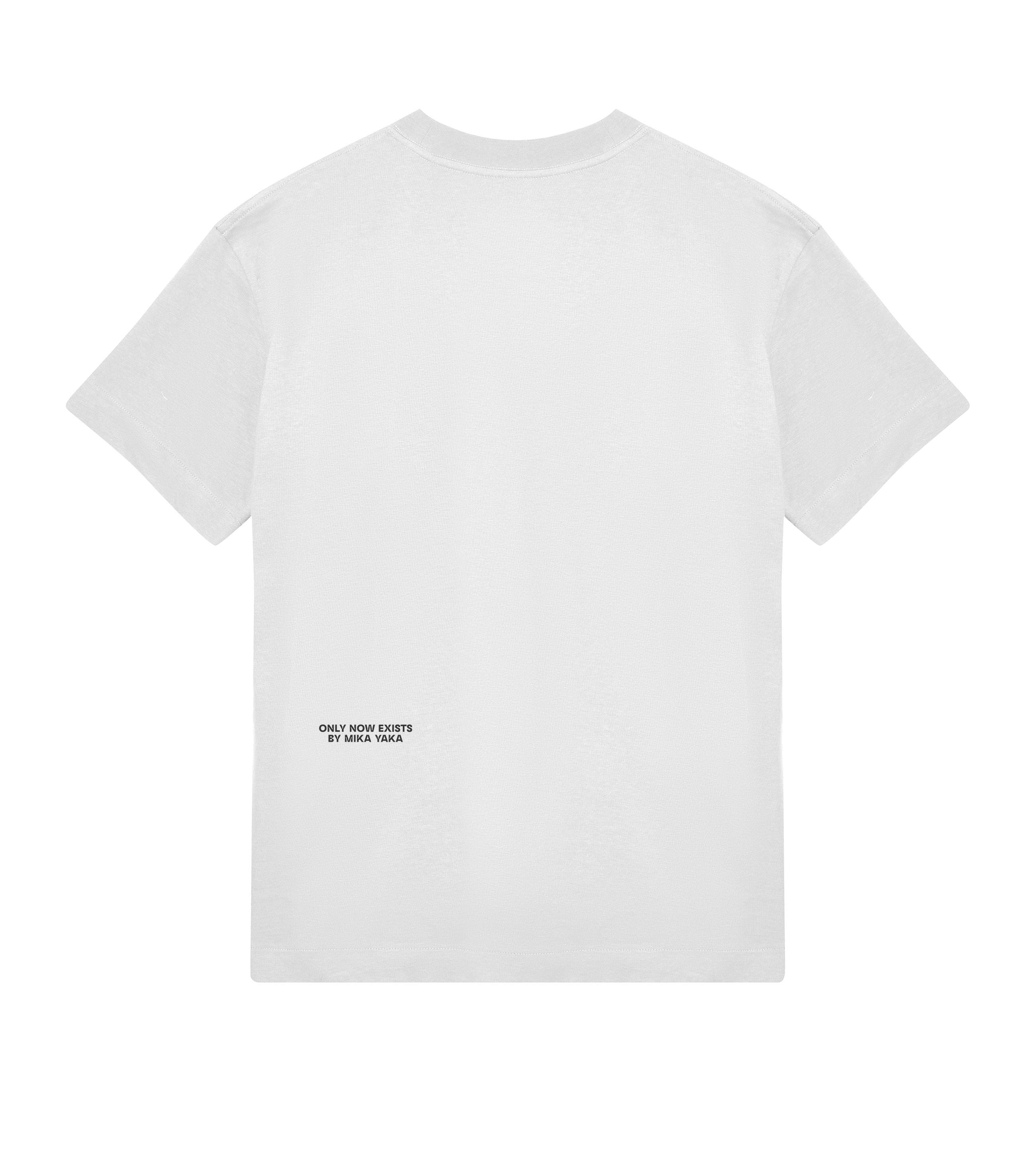 Minimal Tee White (Dark Grey)