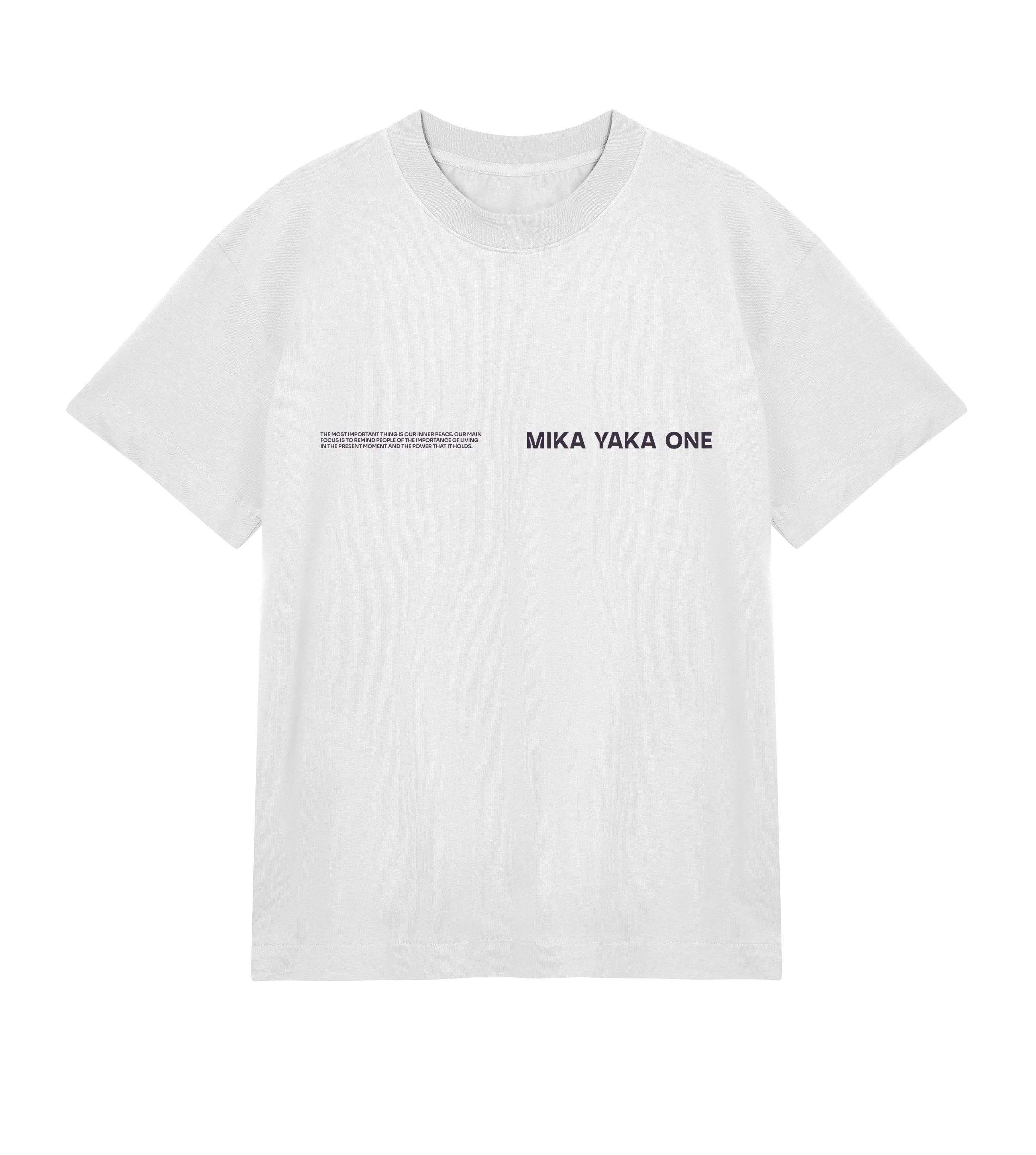 Only Now Exists Boxy Tee White