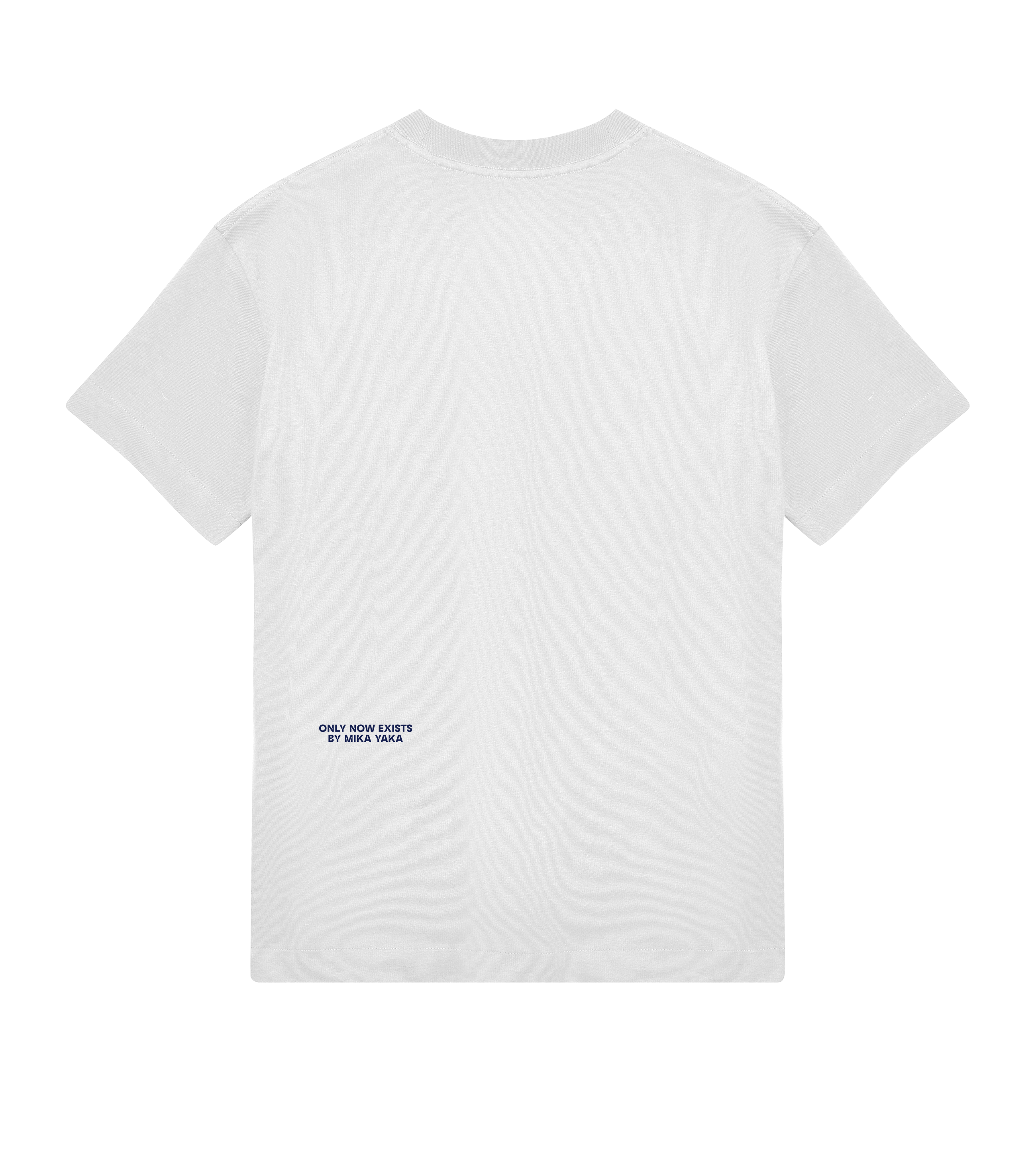 Minimal Tee White (Navy)