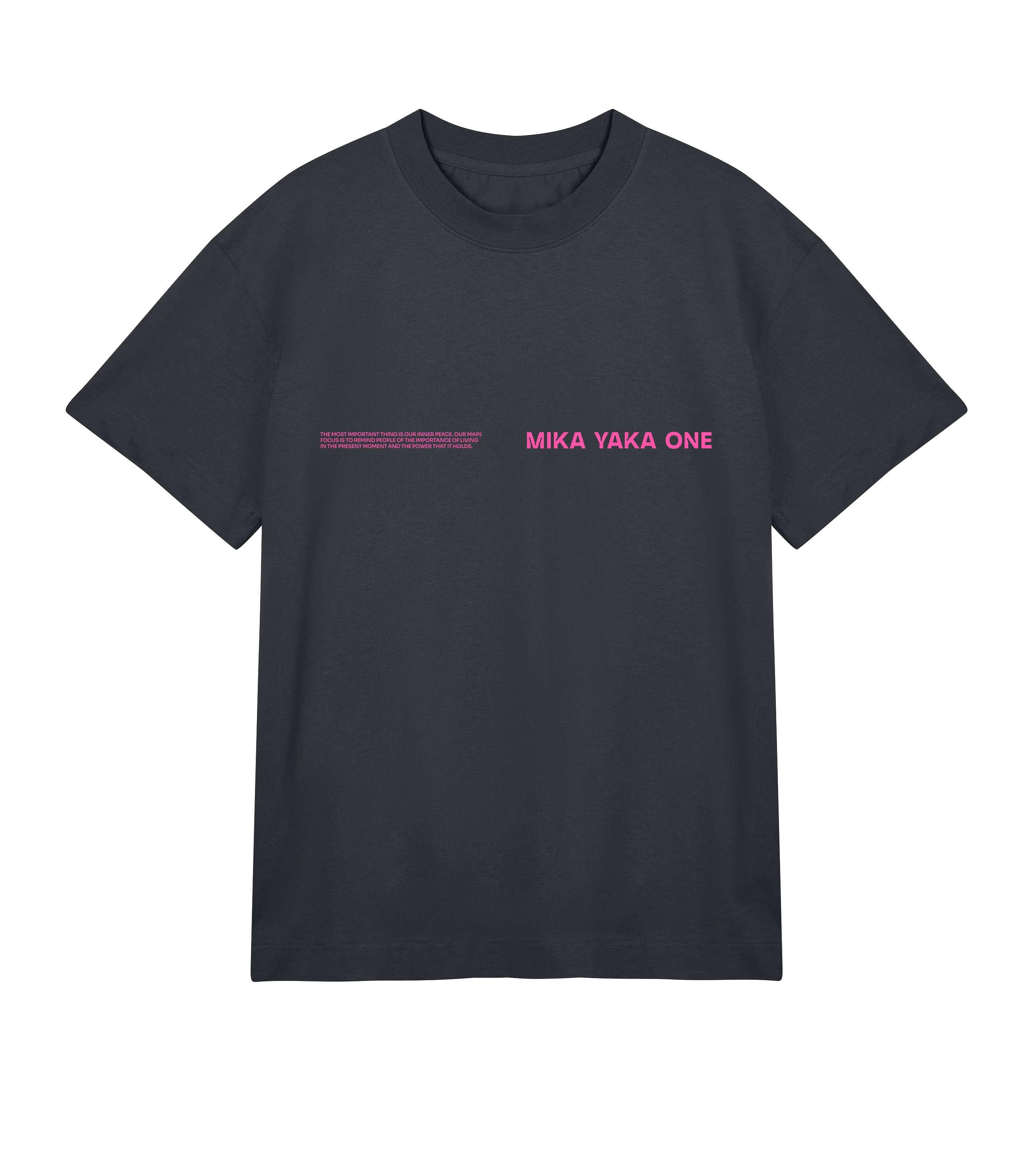 Only Now Exists Tee Black (Pink)